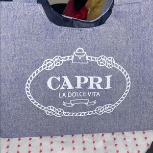 Blue Tote Bag